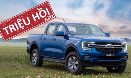 Triệu hồi Ford Ranger vì lỗi tính năng chống kẹt trên cửa kính